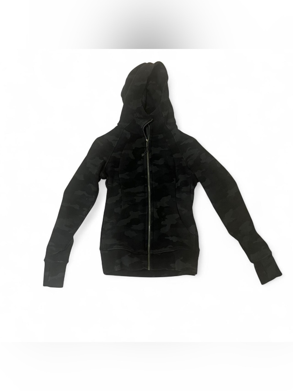 lululemon athletica Black Camo Full-Zip Hoodie Jacket